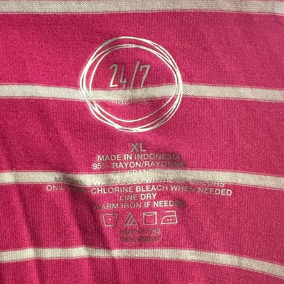 Maurice’s, NWT, Pink & white striped tank top - Picture 2 of 8